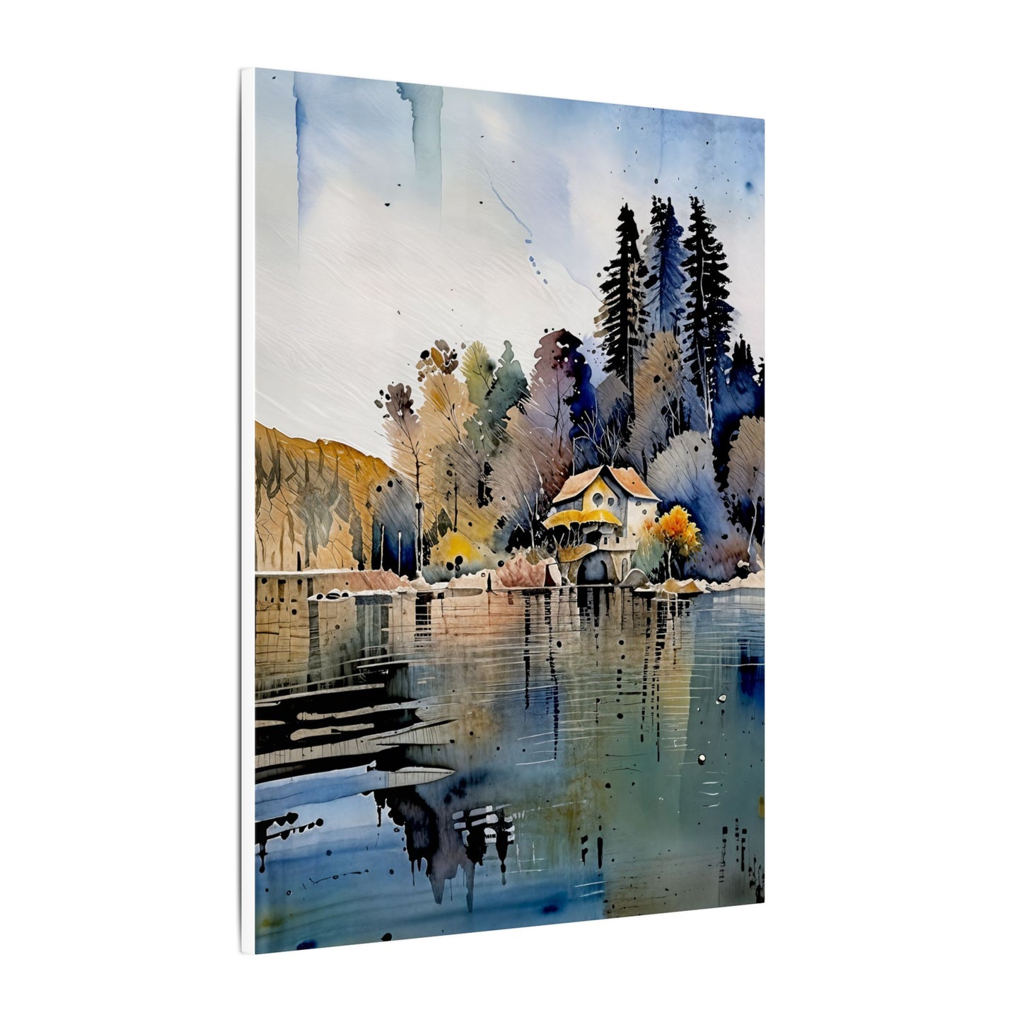 Scenic Matte Canvas Print, Wall Art, Home Decor, Nature Love, Gift Idea, Art Print, Landscape Painting