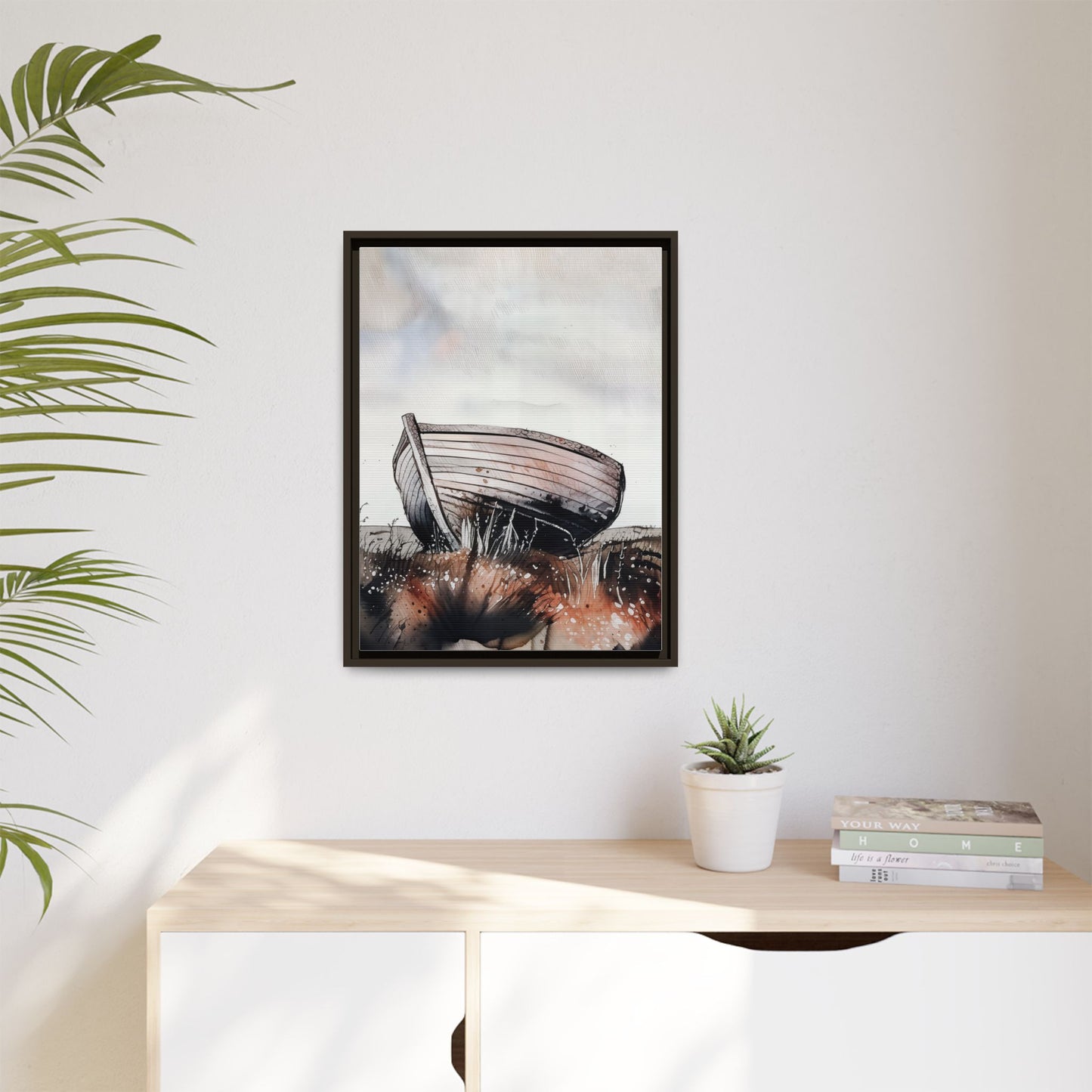 Artistic Boat Framed Canvas Print, Nautical Home Decor, Coastal Wall Art, Unique Gift for Boat Lovers, Living Room Artwork, Beach [...]