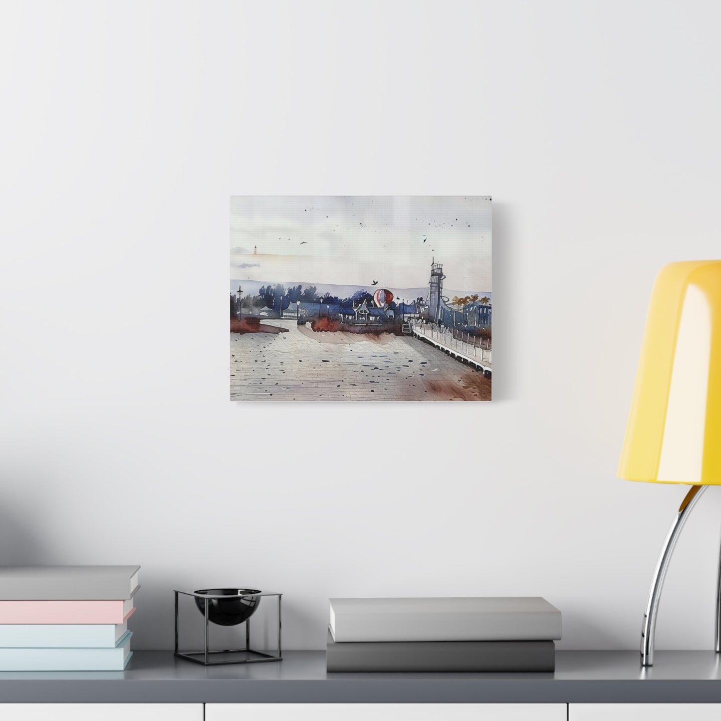 Scenic Wall Art Canvas, Beach Decor, Nautical Home Accent, Coastal Artwork, Gift for Nature Lovers