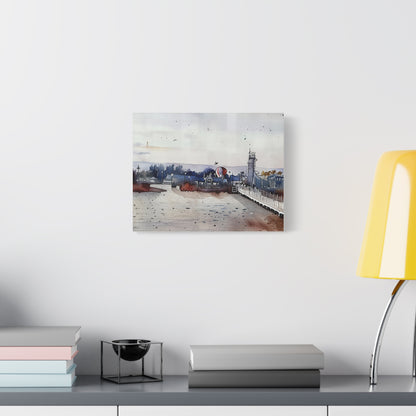 Scenic Wall Art Canvas, Beach Decor, Nautical Home Accent, Coastal Artwork, Gift for Nature Lovers