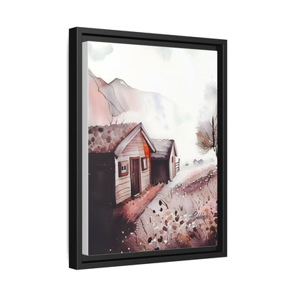 Framed Canvas Art Print, Rustic Home Decor, Farmhouse Wall Art, Cozy Living Room Decoration, Nature Landscape Artwork