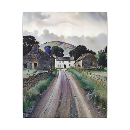 Serene Landscape Canvas Art Print, Wall Decor, Home Decor, Gift for Nature Lovers, Unique Art Piece, Rustic Decor