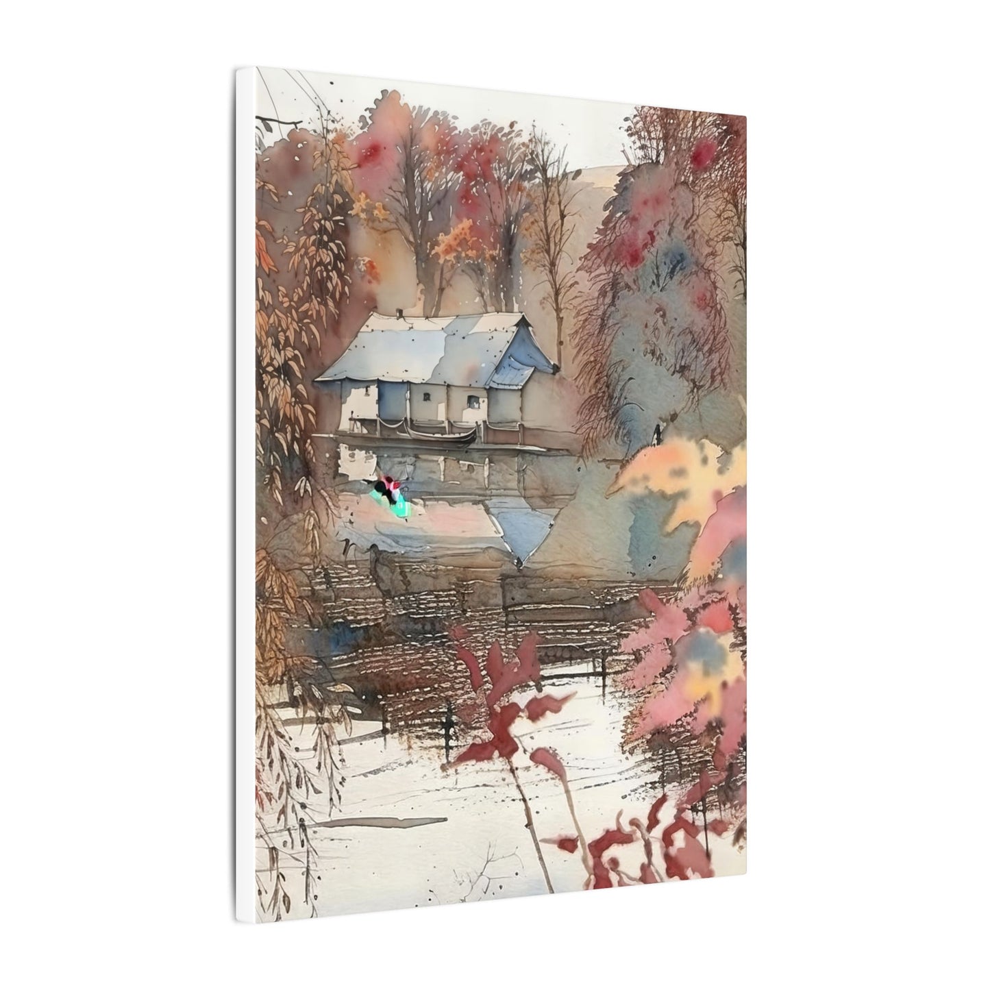 Artistic Canvas Wall Art, Home Decor, Nature Scene, Rustic Wall Decor, Gift for Nature Lovers, Cozy Living Room Decoration