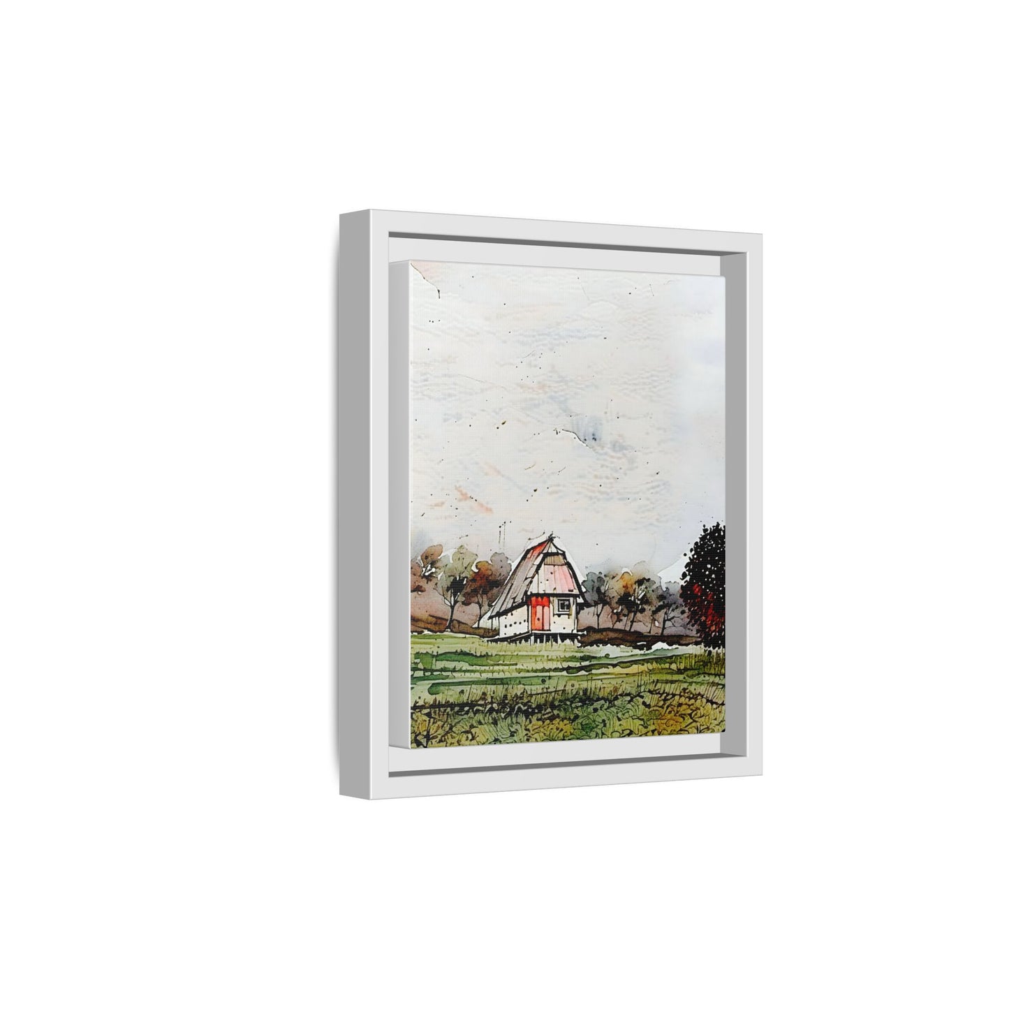 Framed Art Print, Colorful Farmhouse Wall Decor, Rustic Home Aesthetic, Housewarming Gift, Botanical Art, Nature Lover's Gift