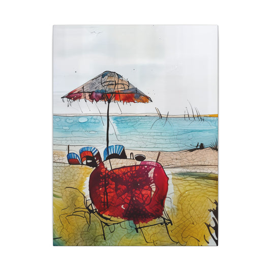 Beach Vibes Canvas Wall Art, Coastal Decor, Summer Artwork, Beach House Style, Home Decoration