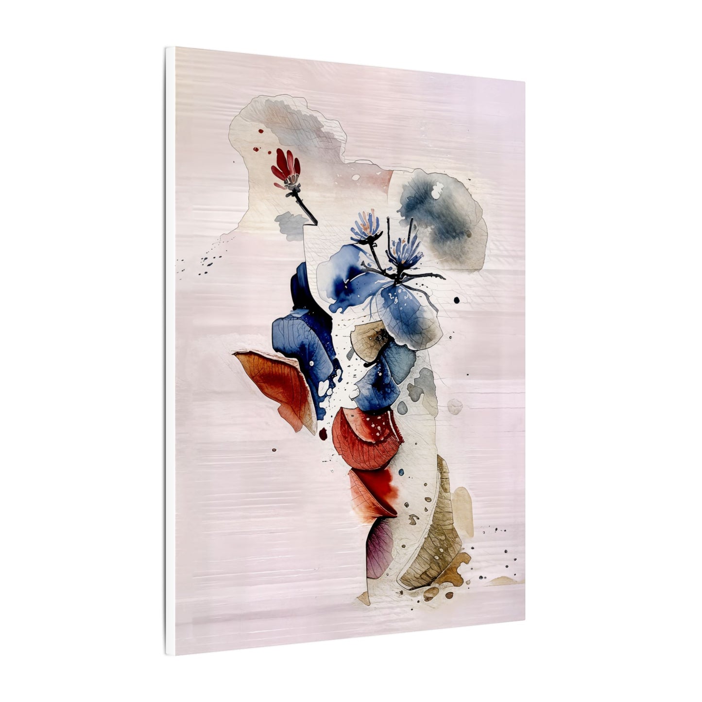 Framed Floral Art Print, Abstract Wall Decor, Matte Canvas Artwork, Home Aesthetic, Gift for Nature Lovers