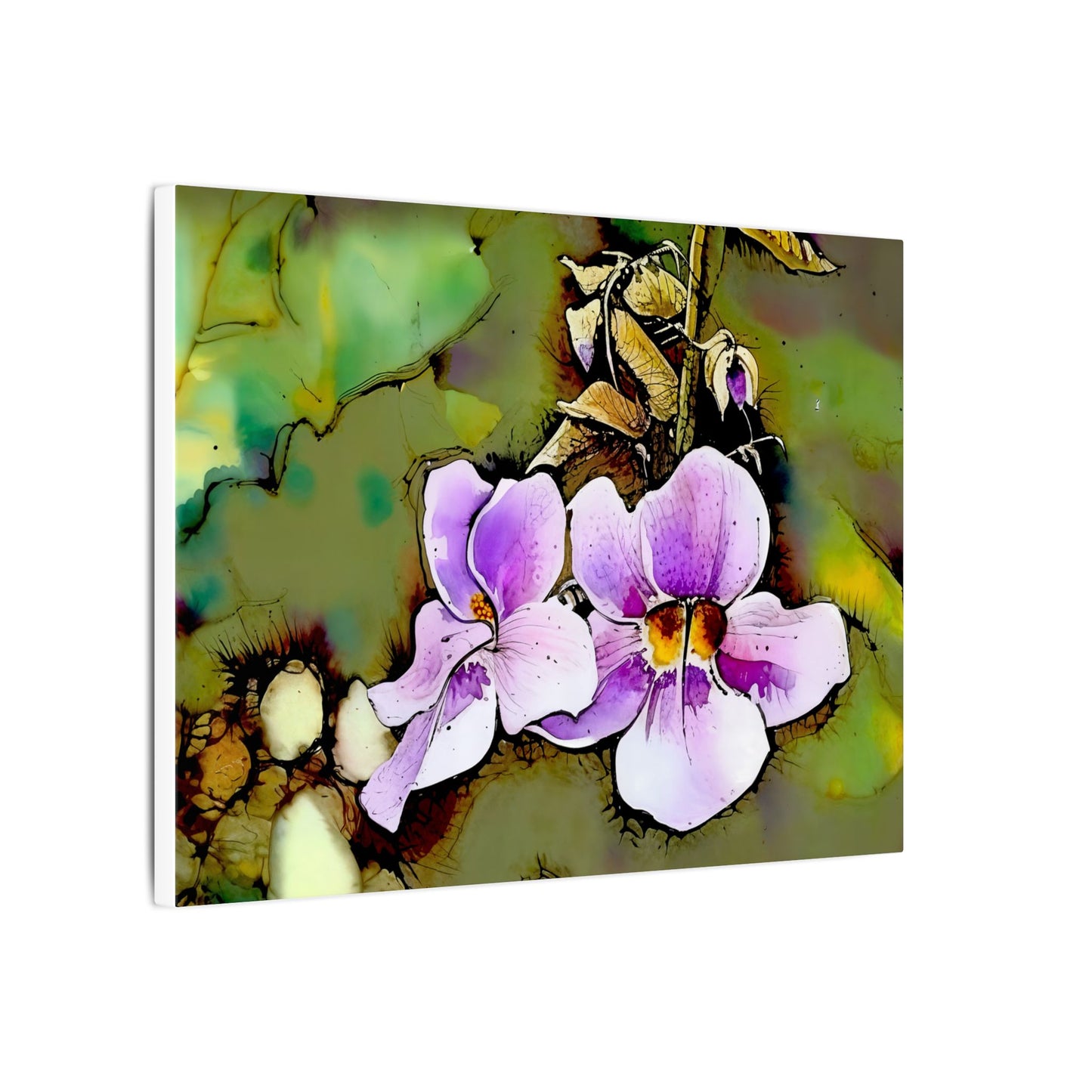 Floral Canvas Art Print, Botanical Wall Decor, Home Gallery Artwork, Elegant Flower Design, Perfect Gift for Nature Lovers