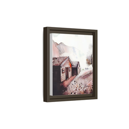 Framed Canvas Art Print, Rustic Home Decor, Farmhouse Wall Art, Cozy Living Room Decoration, Nature Landscape Artwork