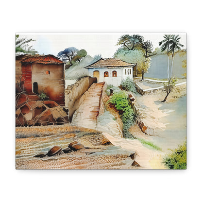 Canvas Wall Art, Vibrant Landscape Decoration, Home Decor, Art Gift for Nature Lovers, Inspirational Artwork