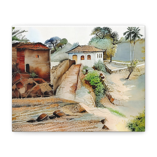 Canvas Wall Art, Vibrant Landscape Decoration, Home Decor, Art Gift for Nature Lovers, Inspirational Artwork