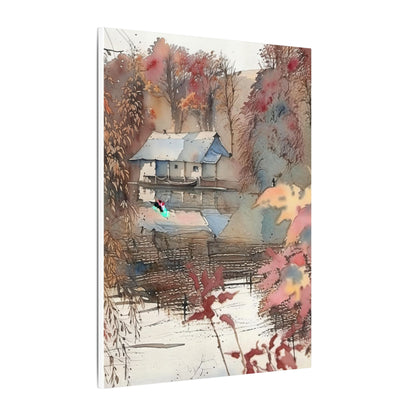Artistic Canvas Wall Art, Home Decor, Nature Scene, Rustic Wall Decor, Gift for Nature Lovers, Cozy Living Room Decoration