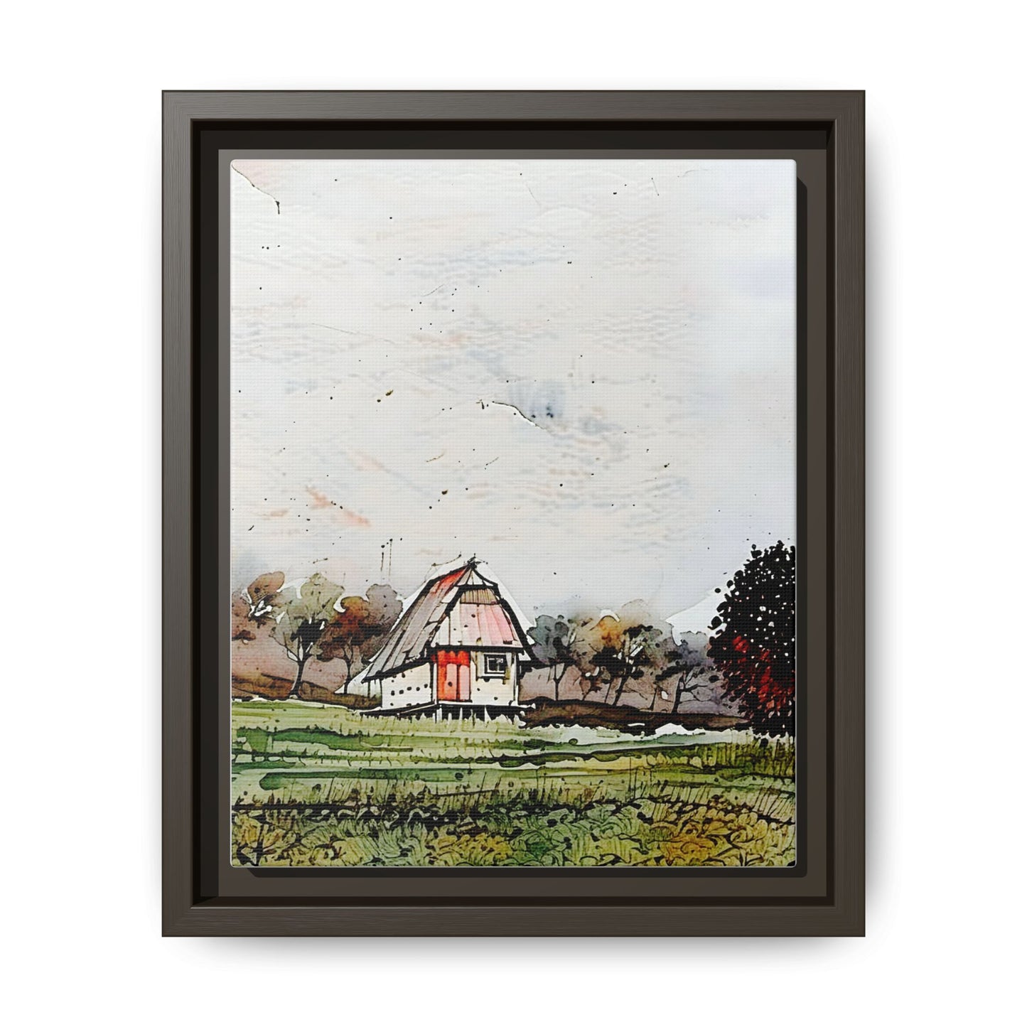 Framed Art Print, Colorful Farmhouse Wall Decor, Rustic Home Aesthetic, Housewarming Gift, Botanical Art, Nature Lover's Gift