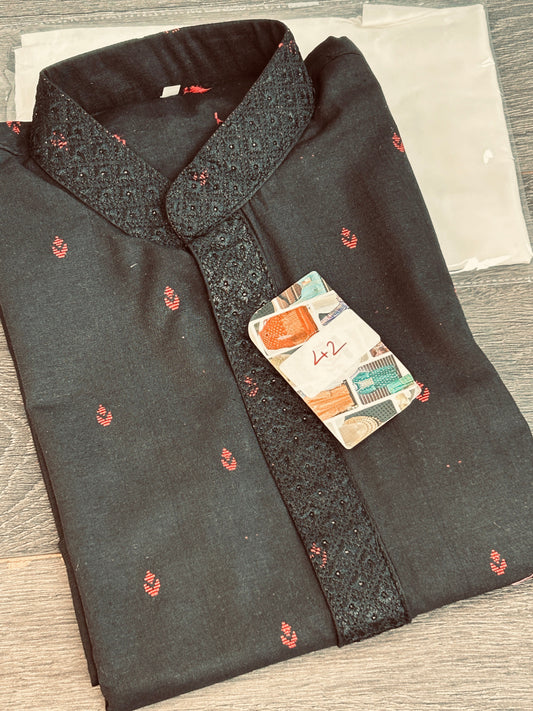 Cotton mix kurta set