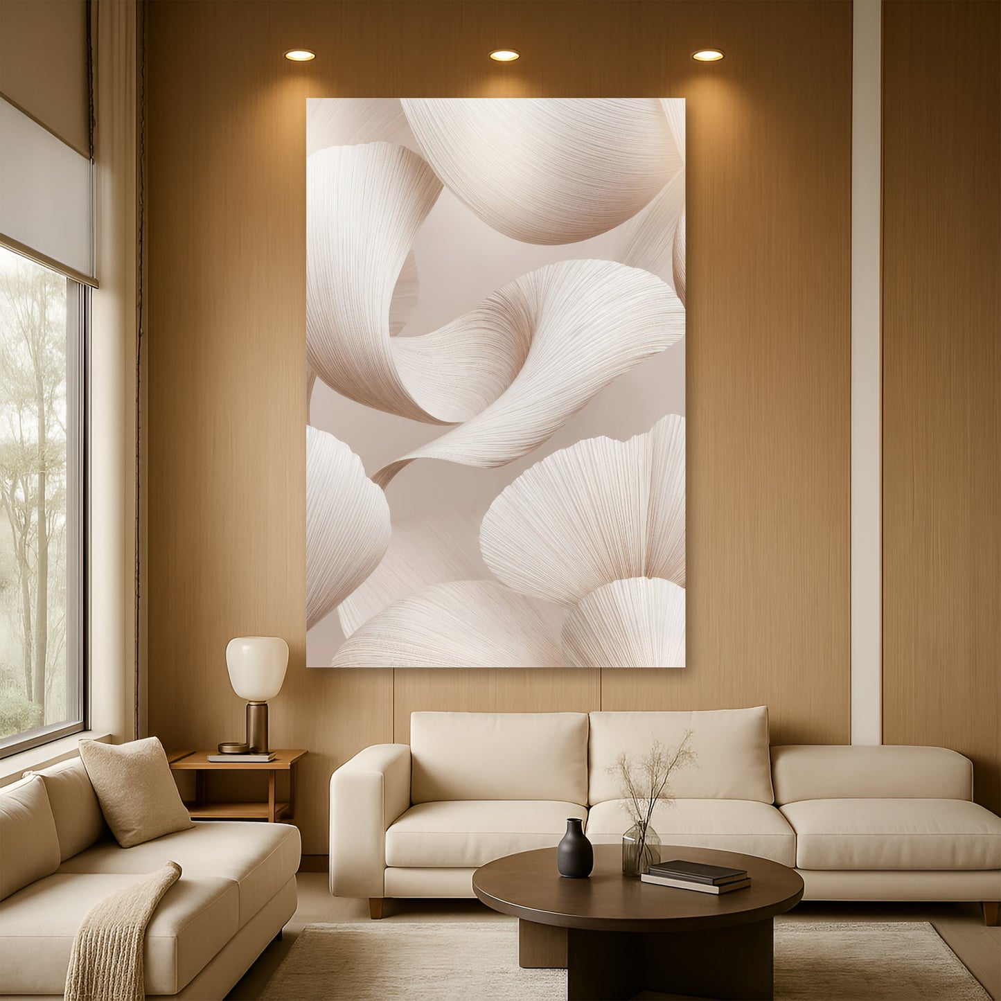 Calm Aesthetic Wall Art 36x24 inch Extra Large Premium Gallery Wrapped