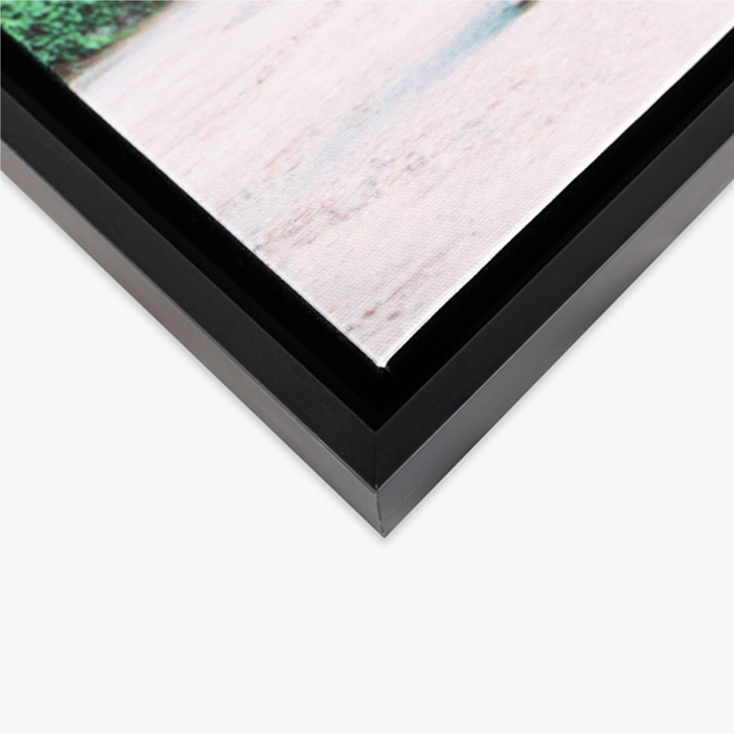 Colorful Framed Canvas Art – Japanese Architecture Wall Decor