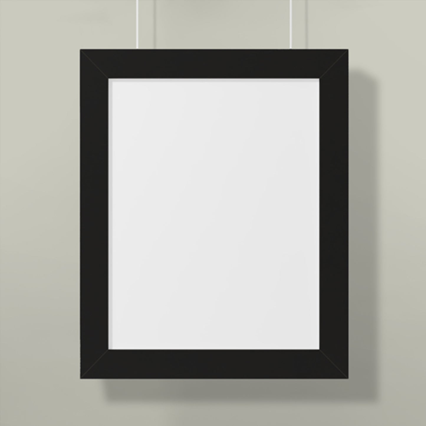 Serene Horizons – Framed Vertical Landscape Art Print