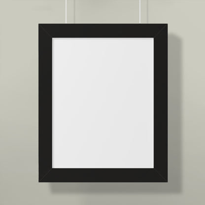 Serene Horizons – Framed Vertical Landscape Art Print