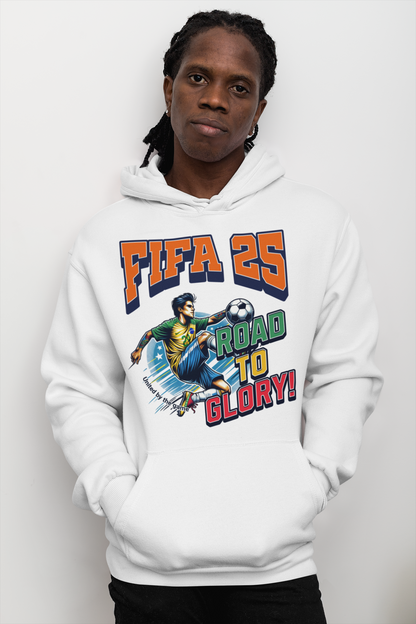 FIFA 25 Road to Glory Hoodie – Unisex Gamer Sweatshirt for Soccer Fans & Casual Wear