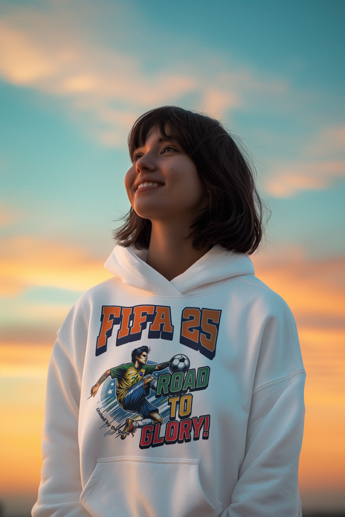 FIFA 25 Road to Glory Hoodie – Unisex Gamer Sweatshirt for Soccer Fans & Casual Wear