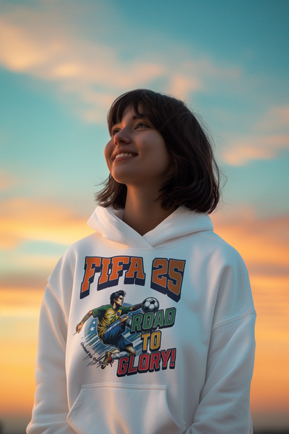 FIFA 25 Road to Glory Hoodie – Unisex Gamer Sweatshirt for Soccer Fans & Casual Wear