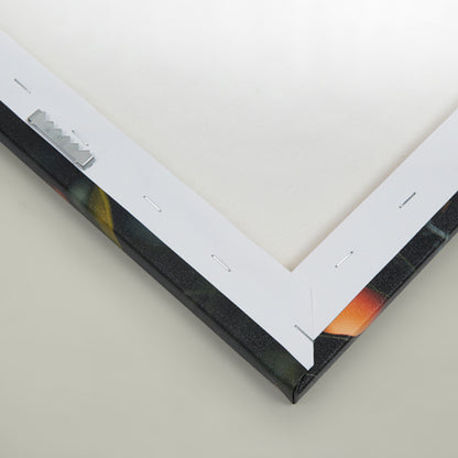 Tranquil Lake Landscape Canvas Art – Serene Nature Wall Decor, Rustic Cabin Aesthetic