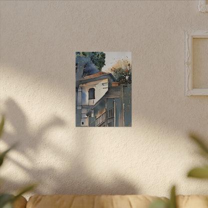 Artistic Matte Canvas Print, Home Decor Wall Art, Gift for Art Lovers, Modern Wall Art, Botanical Illustration, Multi-Size Available