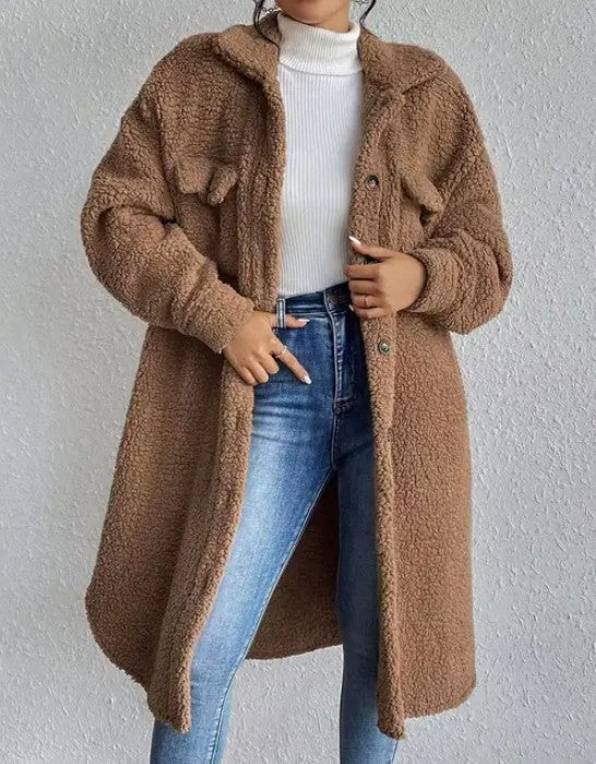 Women's Fleece Jacket camel