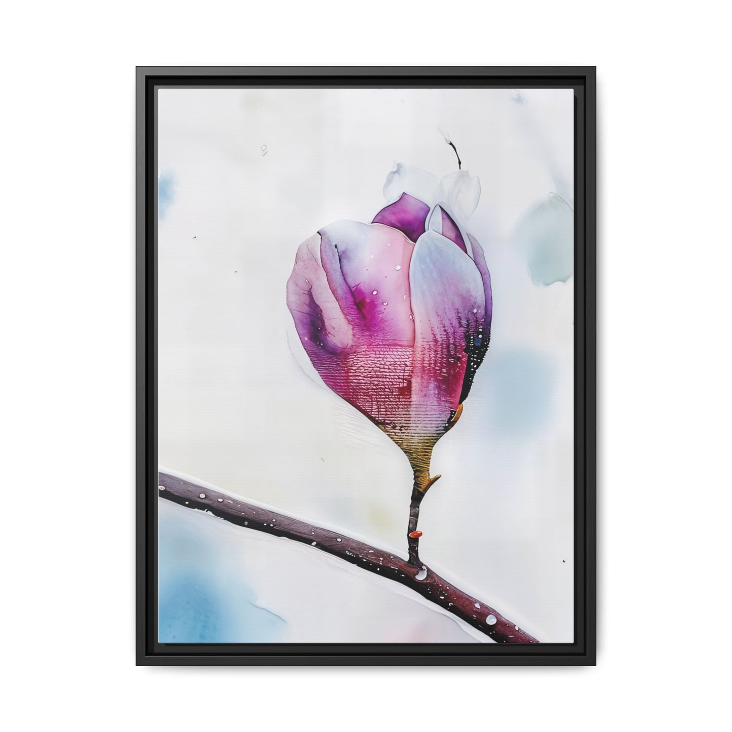 Framed Floral Canvas Art Print, Home Decor, Wall Art, Modern Decor, Gift for Her, Mother's Day, Botanical Print, Flower Gallery
