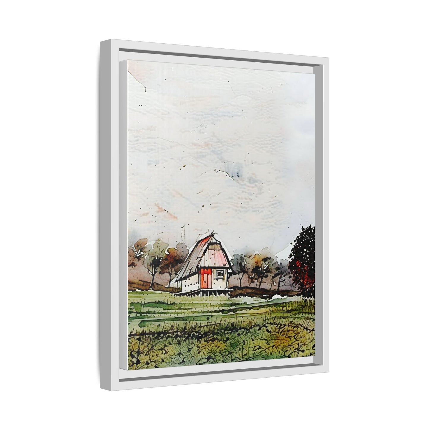 Framed Art Print, Colorful Farmhouse Wall Decor, Rustic Home Aesthetic, Housewarming Gift, Botanical Art, Nature Lover's Gift