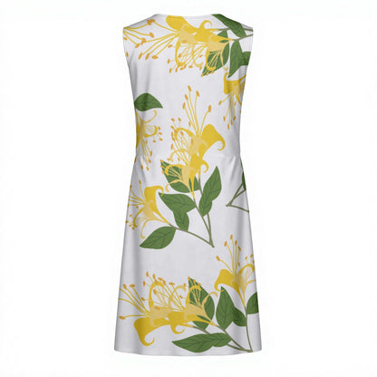 All-Over Print Women's Hoop Suspender Dress