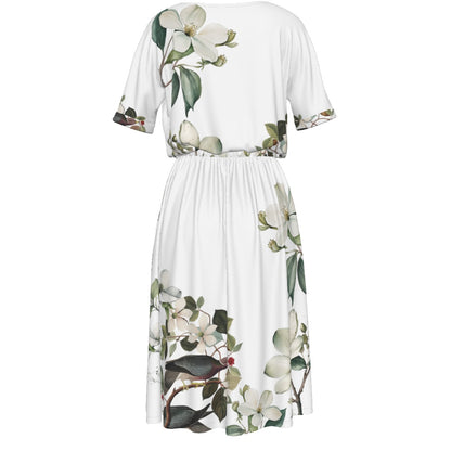 All-Over Print Women's Elastic Waist Dress