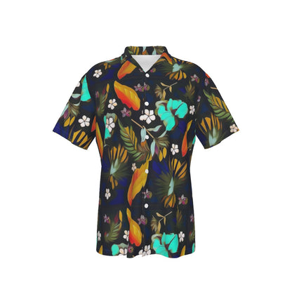 All-Over Print Men's Hawaiian Shirt With Pocket