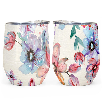 All-Over Print Egg Cup Wine Tumbler - 12OZ