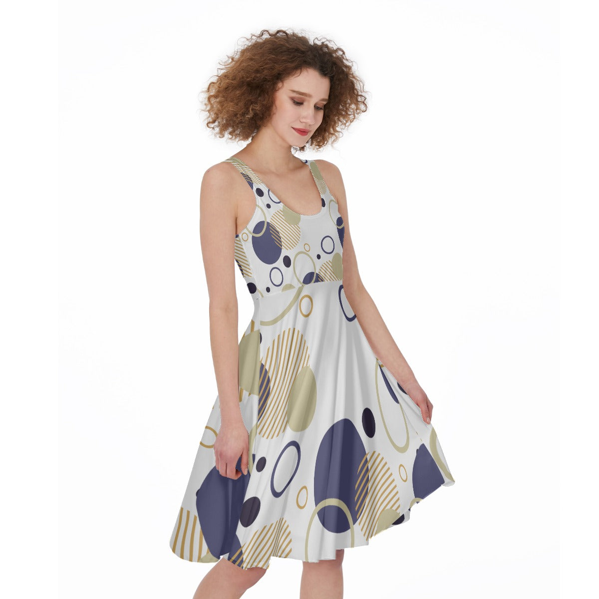 All-Over Print Women's Sleeveless Dress