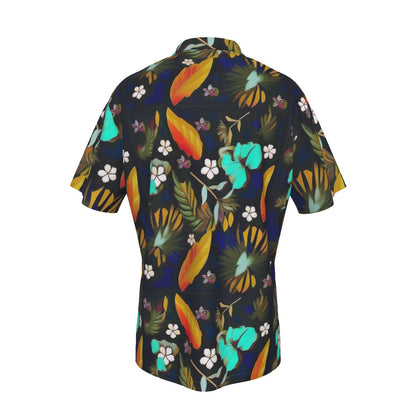 All-Over Print Men's Hawaiian Shirt With Pocket