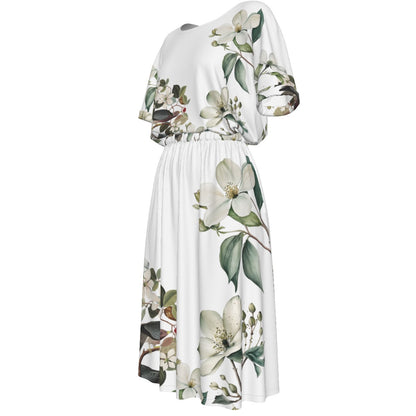 All-Over Print Women's Elastic Waist Dress