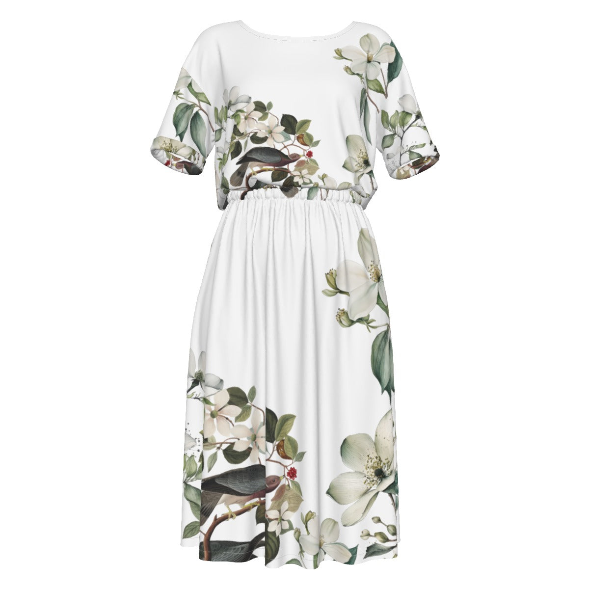 All-Over Print Women's Elastic Waist Dress