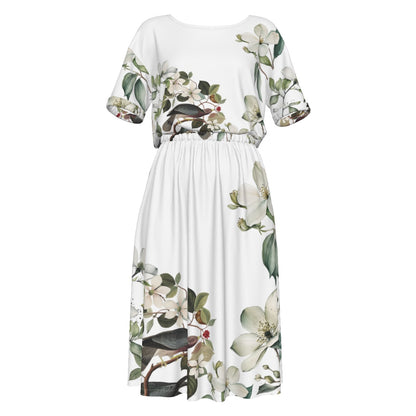 All-Over Print Women's Elastic Waist Dress