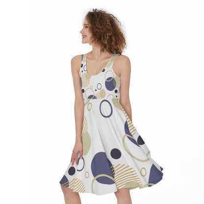 All-Over Print Women's Sleeveless Dress