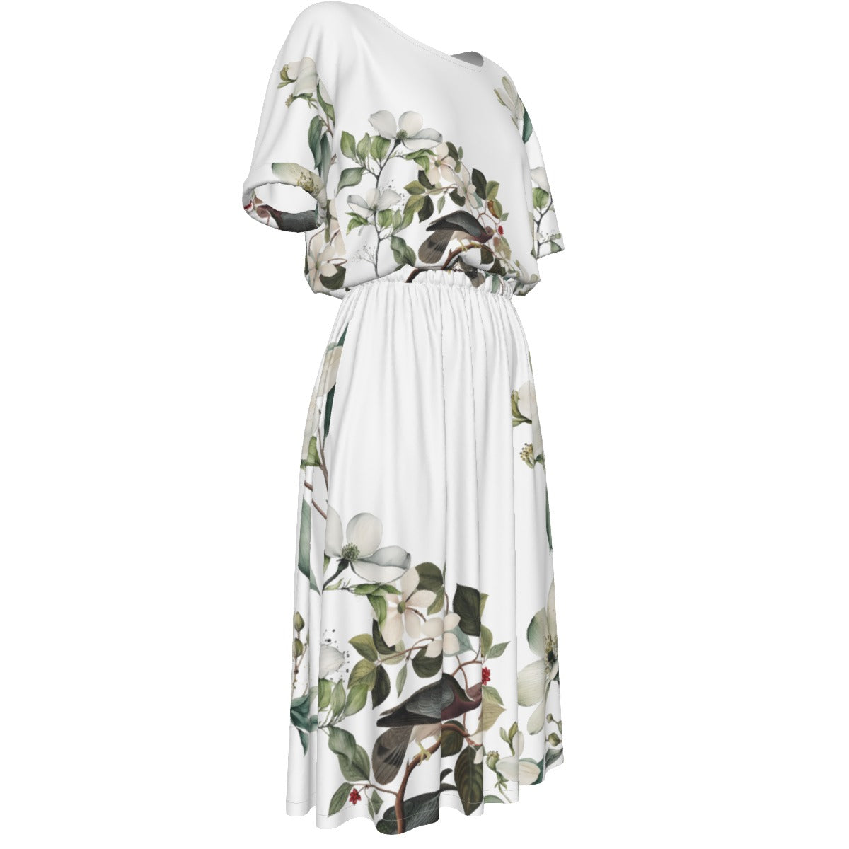 All-Over Print Women's Elastic Waist Dress