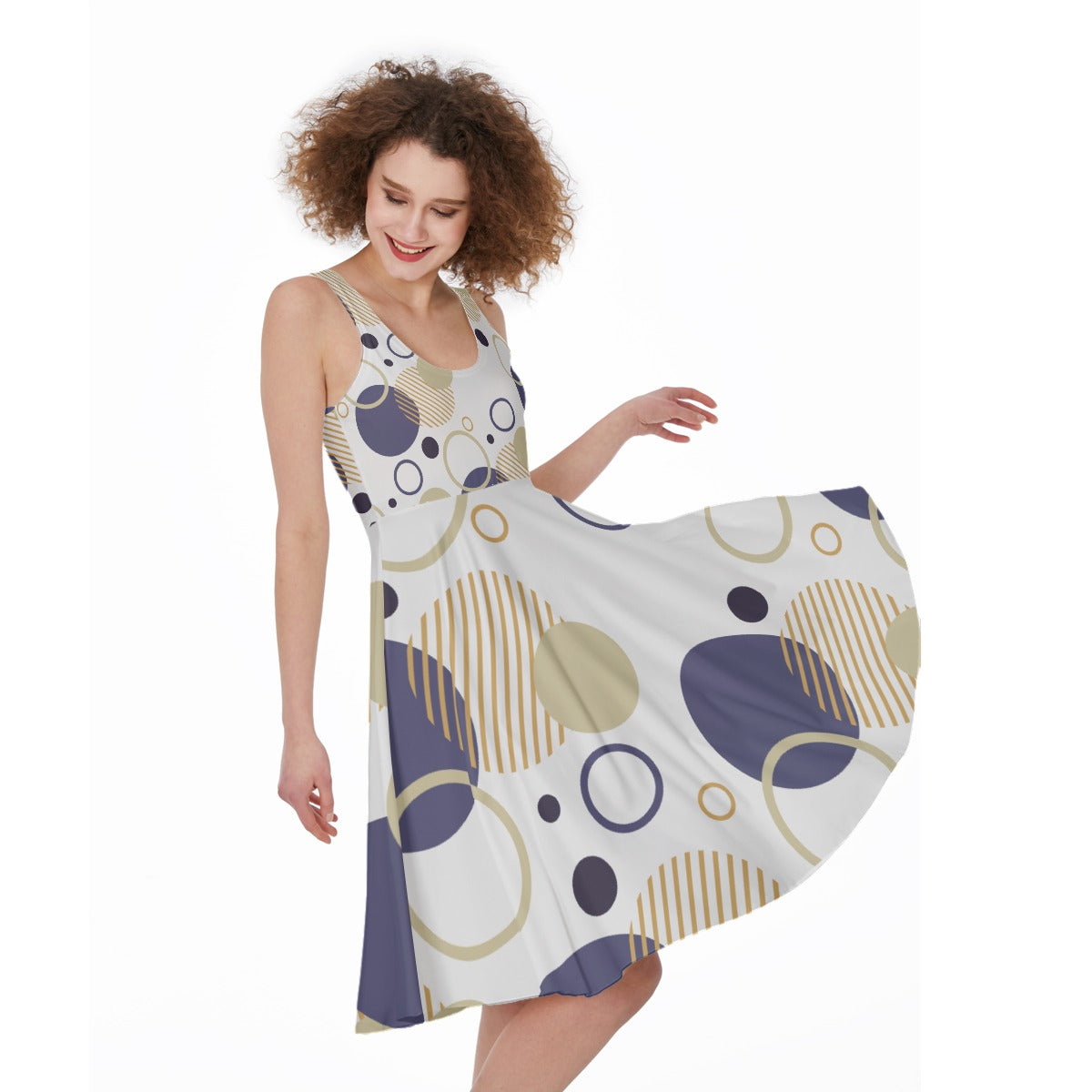 All-Over Print Women's Sleeveless Dress