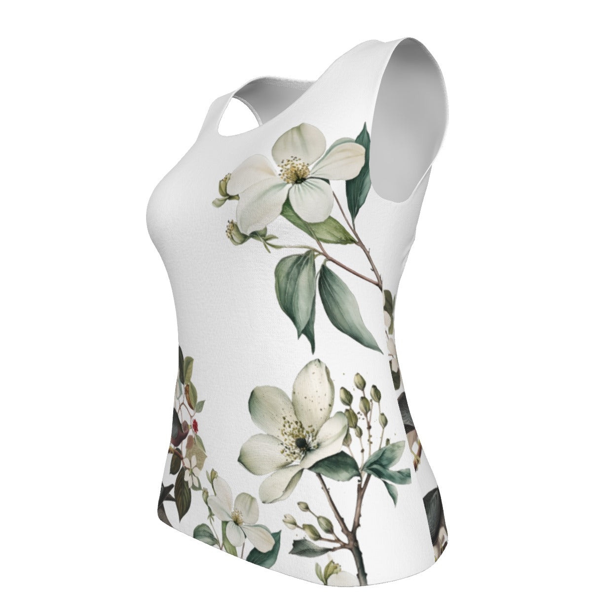 All-Over Print Women's Skinny Sport Tank Top