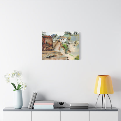 Canvas Wall Art, Vibrant Landscape Decoration, Home Decor, Art Gift for Nature Lovers, Inspirational Artwork