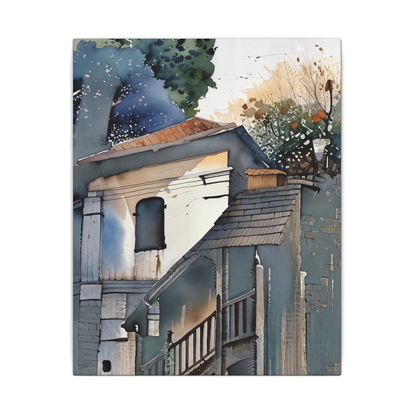 Artistic Matte Canvas Print, Home Decor Wall Art, Gift for Art Lovers, Modern Wall Art, Botanical Illustration, Multi-Size Available