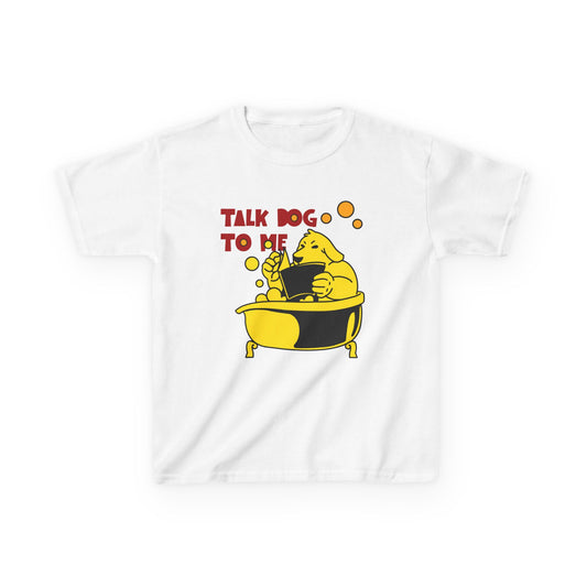 "Talk Dog to Me" Kids Tee – Funny Pet Shirt, Cute Gift for Animal-Loving Kids
