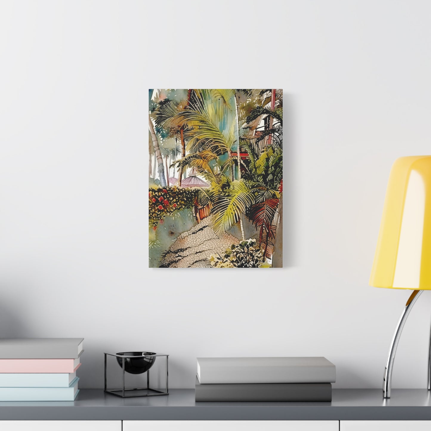 Tropical Canvas Art Print, For Home Decor, Nature Lover Gift, Wall Art, Living Room Decoration, Gift for Friends