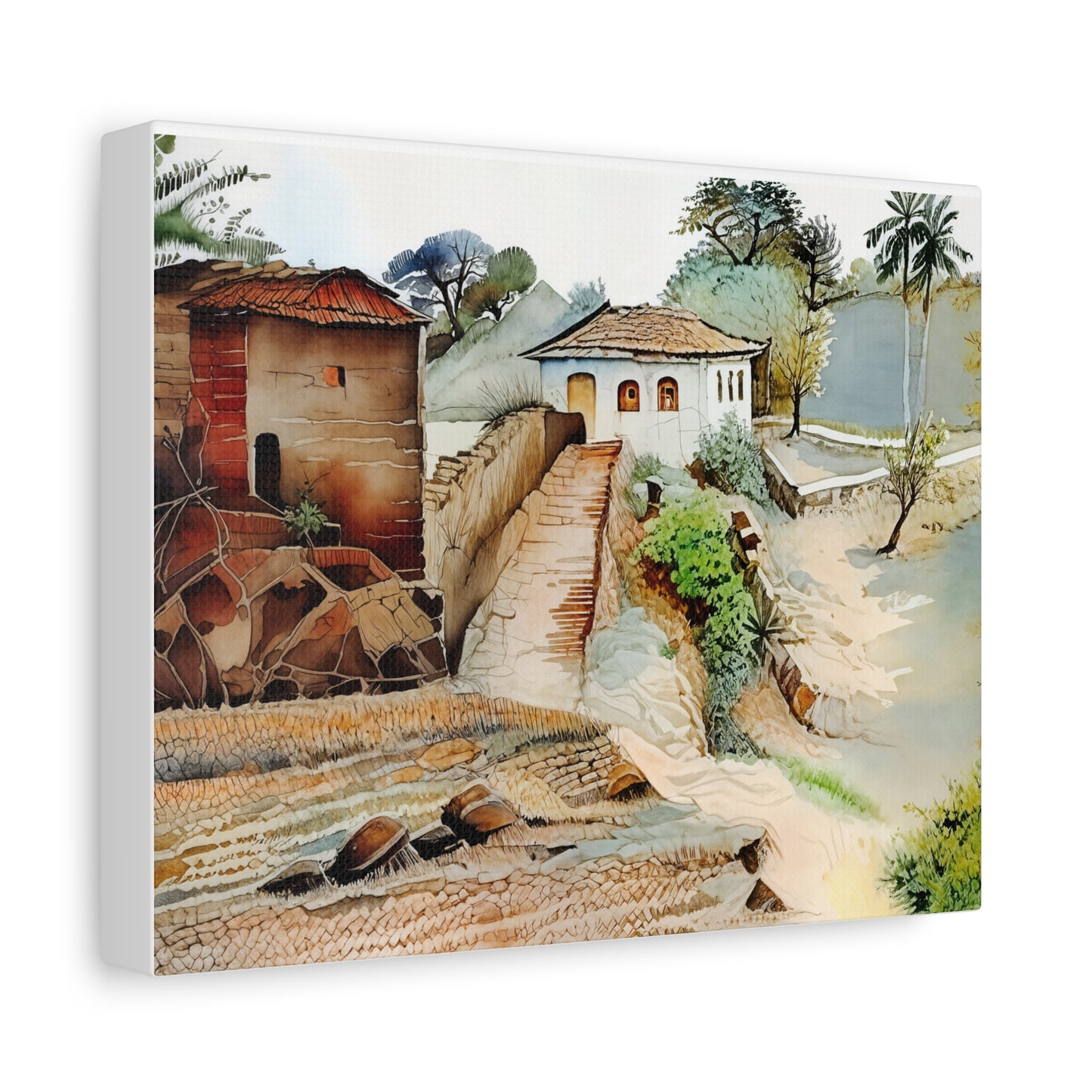 Canvas Wall Art, Vibrant Landscape Decoration, Home Decor, Art Gift for Nature Lovers, Inspirational Artwork