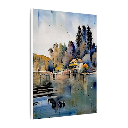 Scenic Matte Canvas Print, Wall Art, Home Decor, Nature Love, Gift Idea, Art Print, Landscape Painting