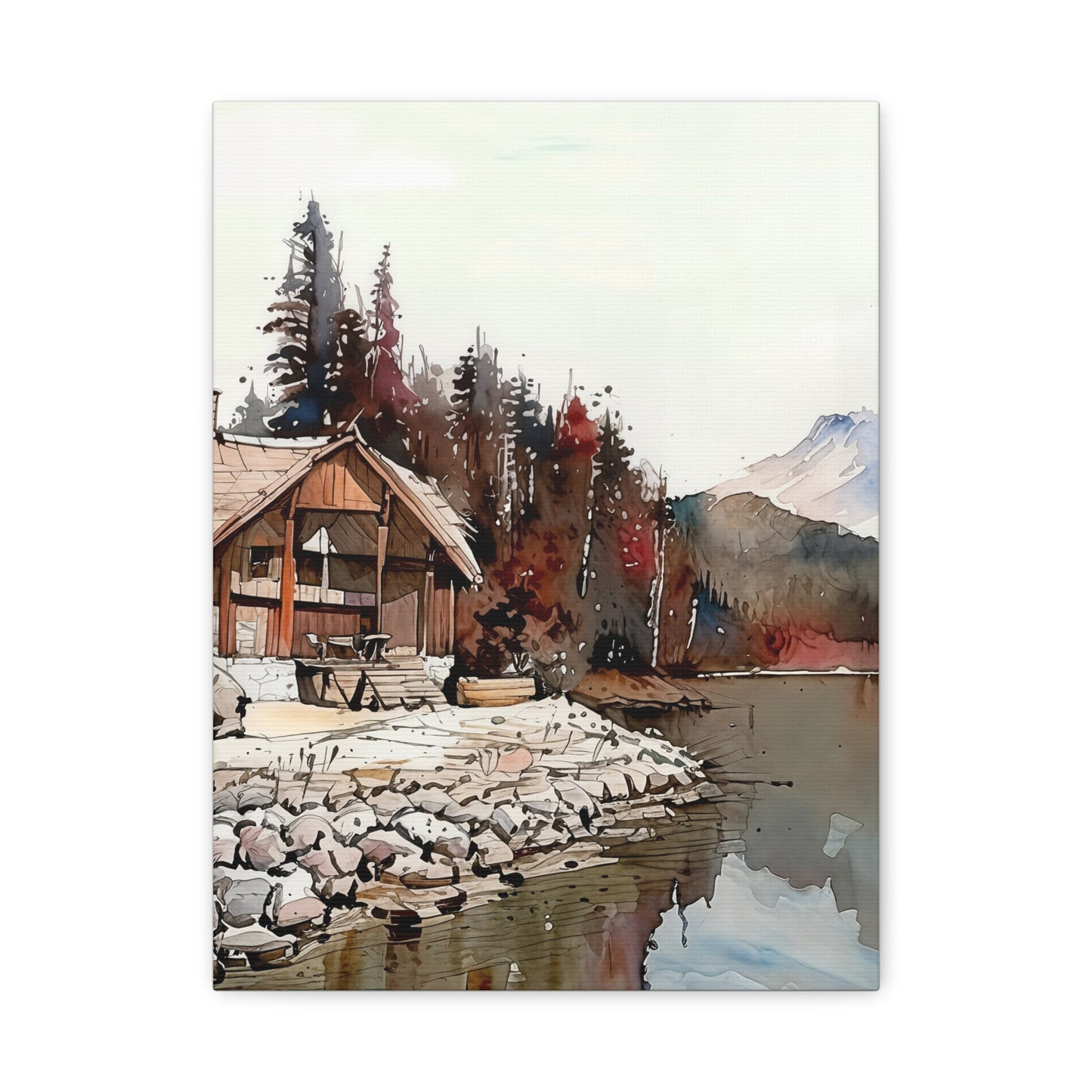 Nature-Inspired Canvas Art for Home Decor, Ideal for Cabin Vibes, Rustic Aesthetic, Housewarming Gift, Nature Lovers