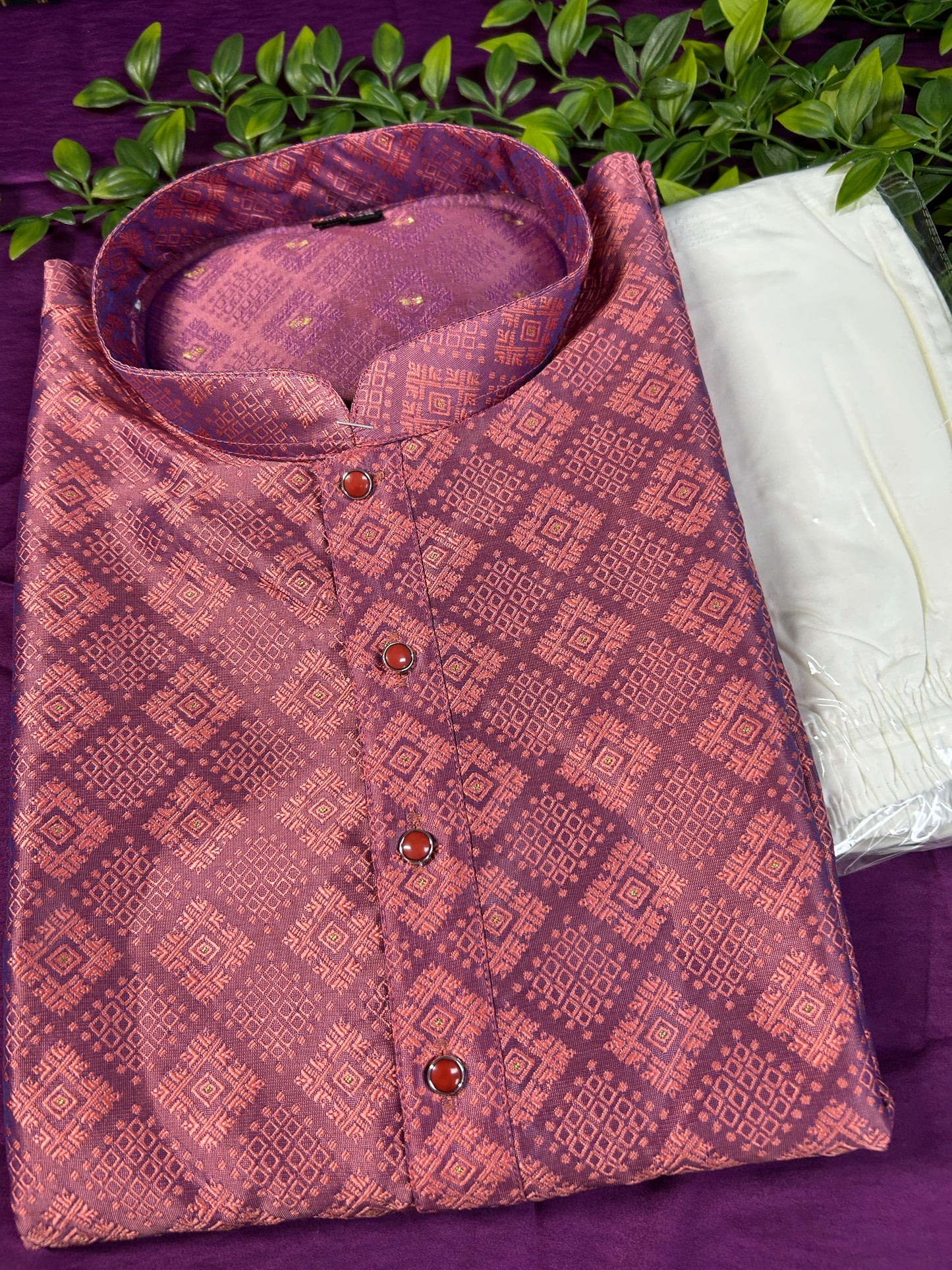 Onion pink kurta set Pink 42